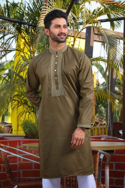 Luxury Italian Panjabi with Box - Image 3