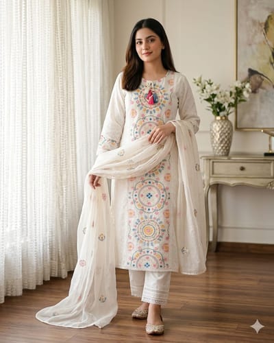 Eid Special Embroidery Three Piece - Image 3