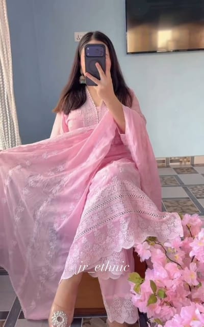 Eid Special Embroidery Three Piece - Image 4