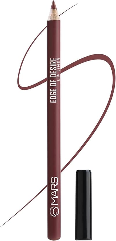 MARS Matte Lip Liner | One Swipe Smooth Application | Long Lasting Lip Pencil (1.4gm) (03-BLOOD BATH) - Image 1