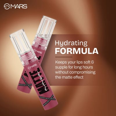 Mars Liquid mousse lipstick: Shade 01 (Leading Lady) - Image 3