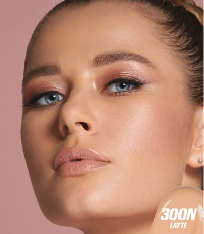 Huda Beauty #FauxFilter Luminous Matte Liquid Foundation - Latte 300N - Image 3