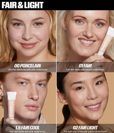 GLOWISH BRIGHT LIGHT HYDRATING SHEER VEGAN CONCEALER - PORCELAIN 00, 10.5ml - Image 6