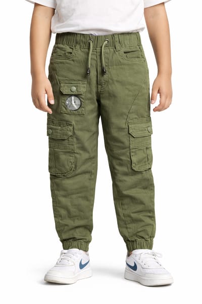 Premium Kids Cargo Pant [6 Pocket] 3 to 12 Years - Image 1