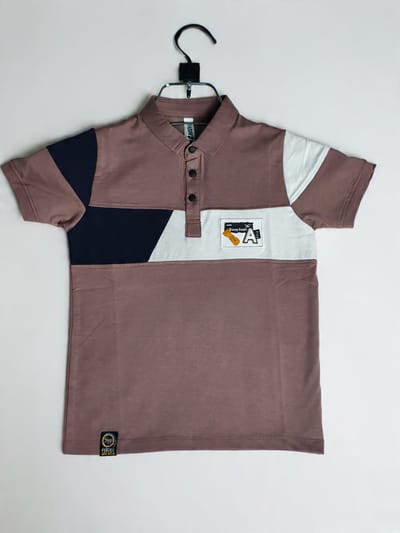 Kids Lycra Cotton Polo T-Shirt (3–14 Years) – Premium Comfort & Stylish Fit - Image 2