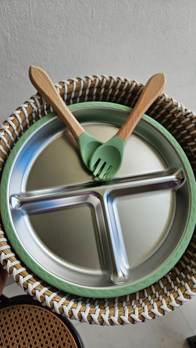 বেবিদের ফিডিং প্লেট