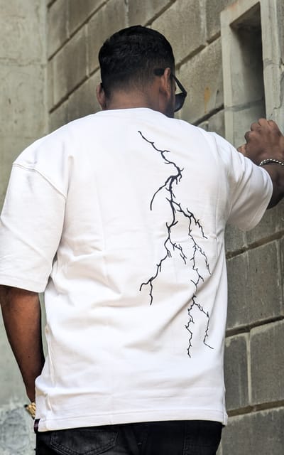 Lightning Rift // Unisex //Oversized tee - Image 2