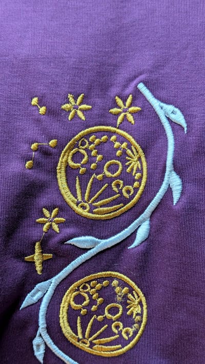 Celestial Vine // Unisex //Oversized Tee - Image 3