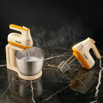Sonifer Stand Mixer SF-7029 (150W, 3.5L) Stainless Steel bowl 5 speeds automatic electric mixer