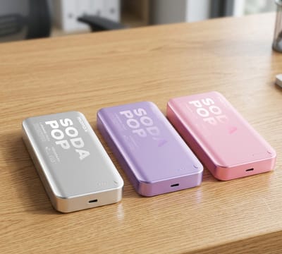 Momax 1-Power Pass Soda Pop Magnetic Wireless Power Bank 10000mah – Blue