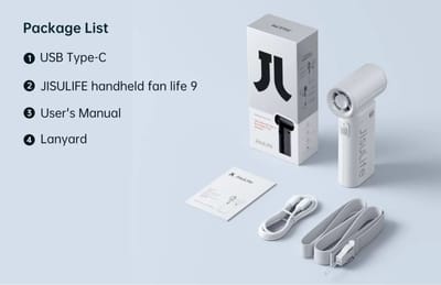 JisuLife Handheld Fan Life 9 (3600mAh) (gray)
