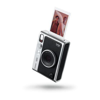 Fujifilm Instax Mini Evo Hybrid Instant Camera – Premium Retro Digital & Instant Printer Camera