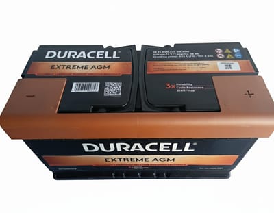 12 volt 95 ah din 95 Duracell ultra AGM car battery