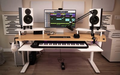 Premium Music Studio & Workstation Desk