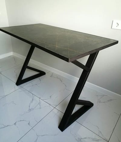 Modern Z-Frame Office Desk | Stylish Computer & Study Table