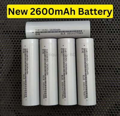 New 2600mAh 18650 Lithium Battery