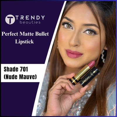 Trendy Beauties Bullet Lipstick - 701 (Nude Mauve)