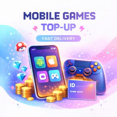 Mobile Games Top Up - Direct & ID Pass