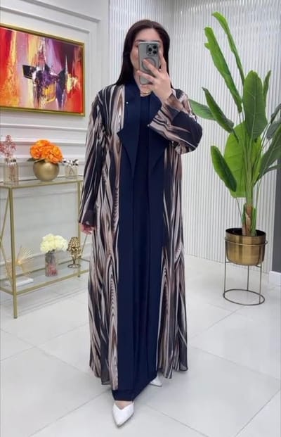 ডিজিটাল প্রিন্ট কটি বোরকা