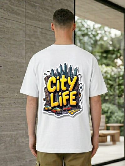 “City Life Urban Graphic T-Shirt” 👕🏙️
