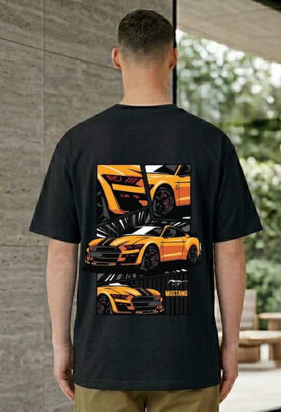 Mustang Performance Car Graphic T-Shirt