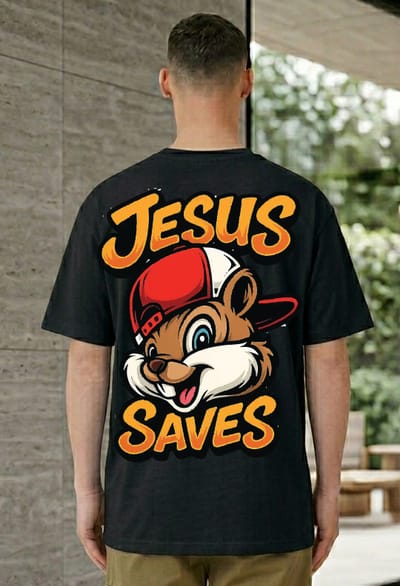 Christian Message Graphic Black T-Shirt