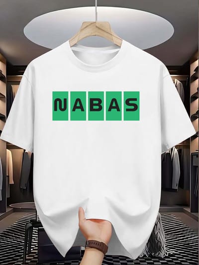 NABAS Signature Streetwear Drop Shoulder T-Shirt