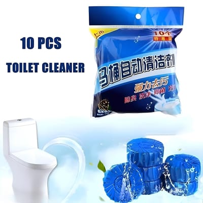 Automatic Toilet Tank Cleaner Tablet (Blue Flush Ball)