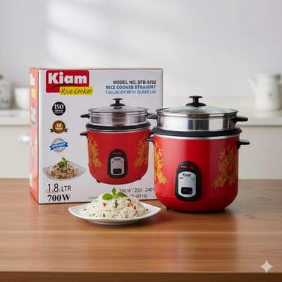 Kiam Rice Cooker 1.8L | SFB-5702