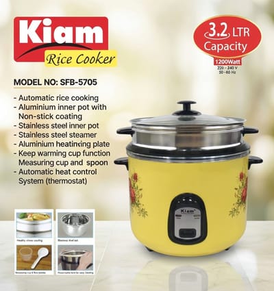 Kiam Rice Cooker 3.2L | SFB-5705