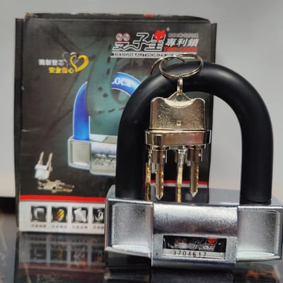 Acid Proof Disc Lock With Double Key