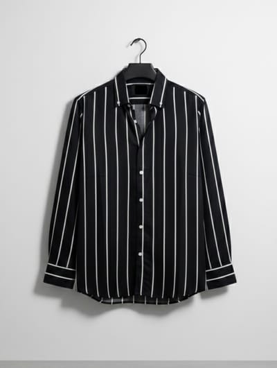 Black And White Stripe V-3 - Image 1