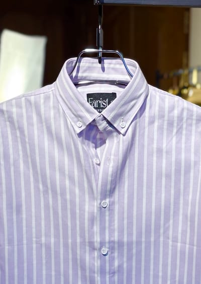 Light Lavender And White Stripe Shirts - Image 2
