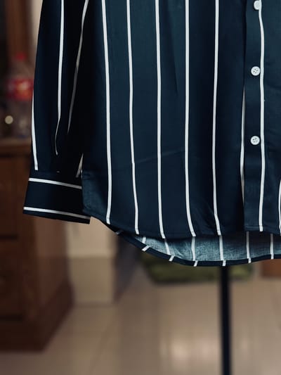 Black And White Stripe V-3 - Image 4