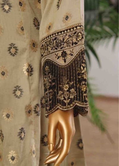 Bin Saeed Embroidered Frocks Jacquard Festive Collection - Image 3