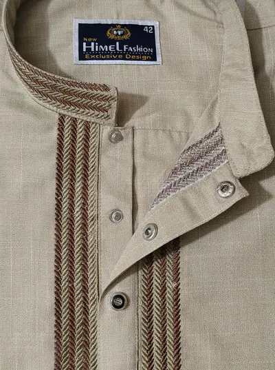 Panjabi Beige -02 - Image 4