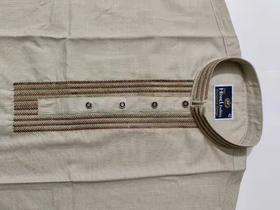 Panjabi Beige -02 - Image 3