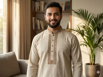 Panjabi Beige -02