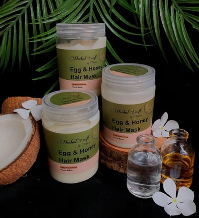 Egg & Honey hair mask