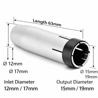 MIG WELDING NOZZLE 24KD ROUND
