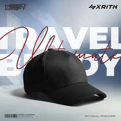 Xrith Premium Headcraft Basic Black Cap
