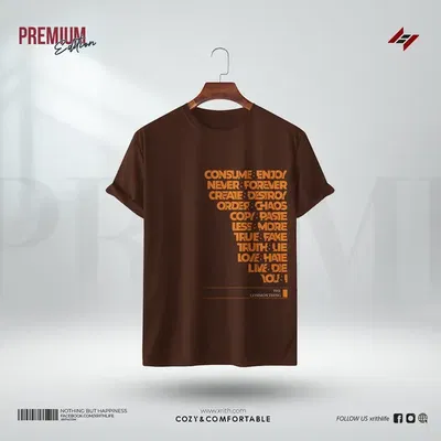 Premium Printed T-Shirt -Common-Things