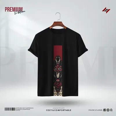 Premium Printed T-Shirt - Venom