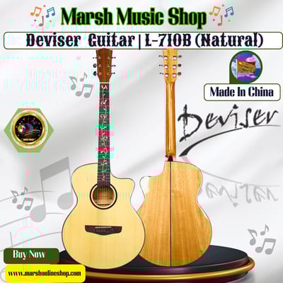 👉🔰Deviser L-710B(N)Pure Acoustic Guitar
