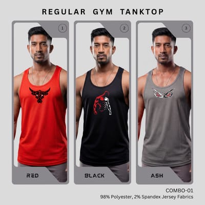 Regular Gym TankTop Combo