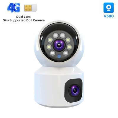 V380 Pro Dual Lens Sim Supported Camera - Image 2