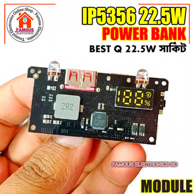 IP5356 22.5W Band New Power Bank Circuit QC With Display