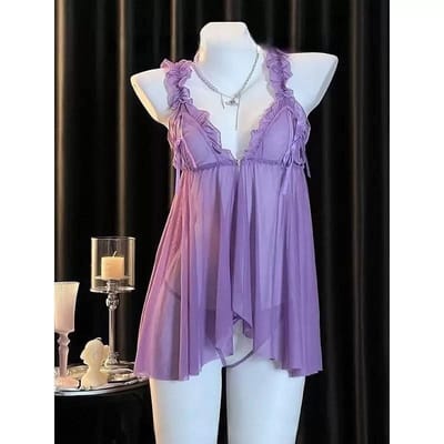 Front open Night dress - Image 5