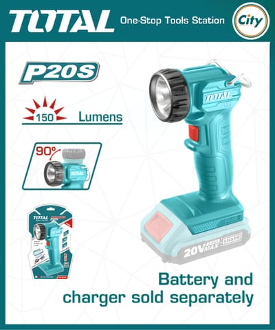 ১.৫ ওয়াট লিথিয়াম আয়ন ওয়ার্ক ল্যাম্প (ব্যাটারি ও চার্জার ছাড়া) TOTAL TWLI2023