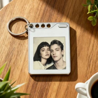 PhotoTag E-Ink BT Tracker Tag | Smart Bluetooth Key Finder with Custom E-Ink Display